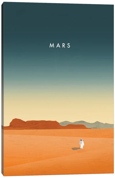 Mars Canvas Art Print - Katinka Reinke