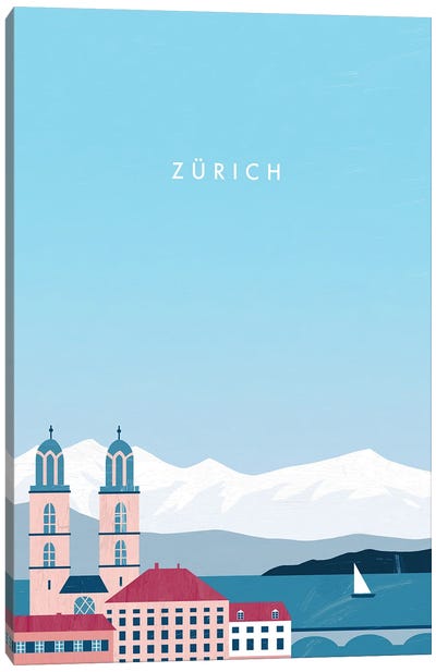 Zürich Canvas Art Print - Zurich
