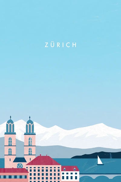 Snowy Mountains: Zürich by Katinka Reinke