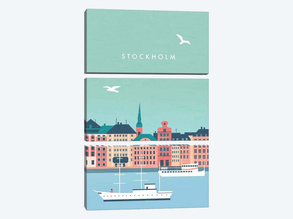 Stockholm by Katinka Reinke 3-piece Art Print