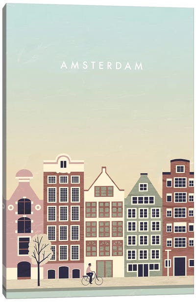 Amsterdam Canvas Art Print - Netherlands