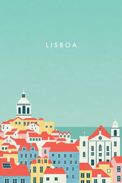 Lisboa by Katinka Reinke multi panel art
