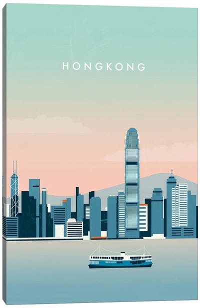 Hong Kong Canvas Art Print