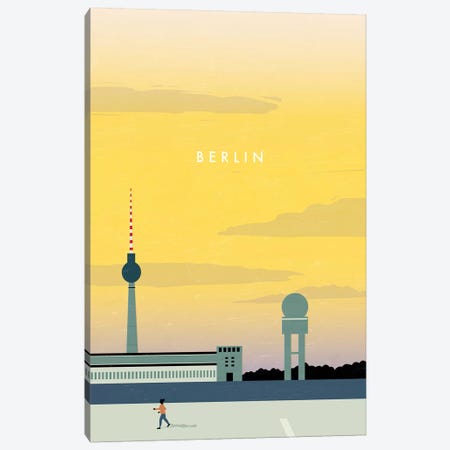 Berlin Canvas Print #KTK3} by Katinka Reinke Art Print