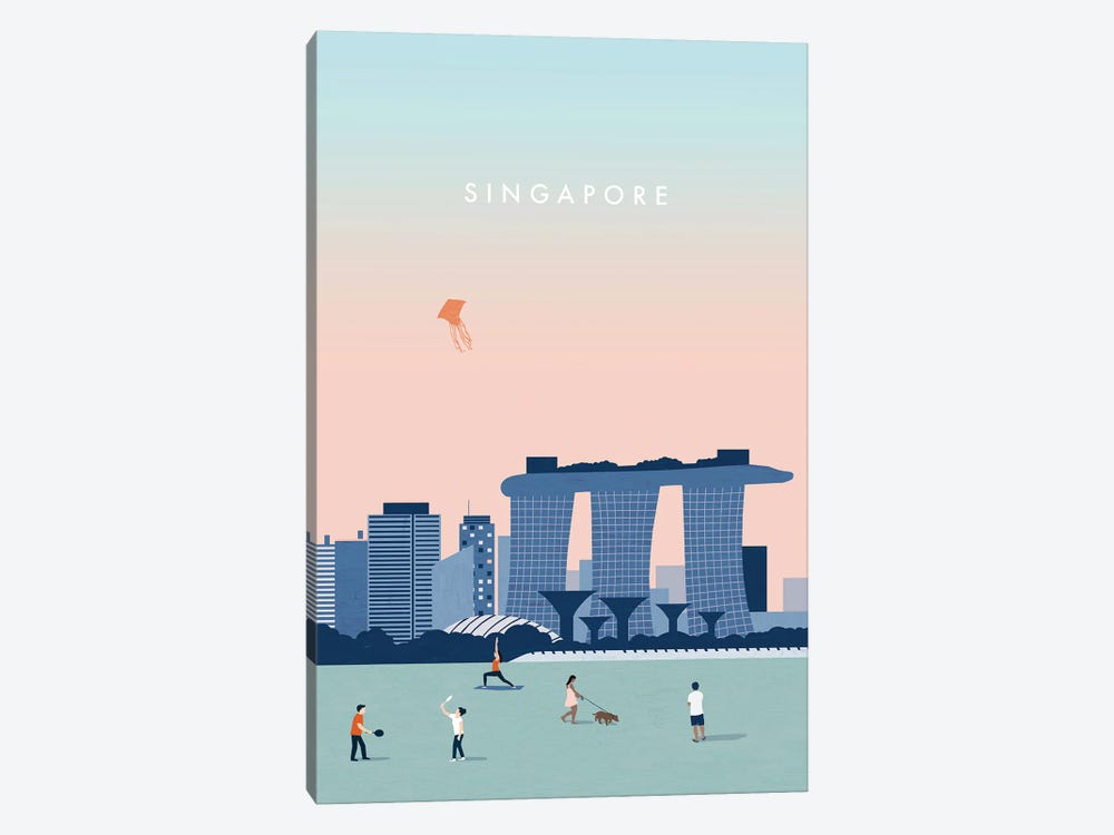 Singapore 1-piece Art Print