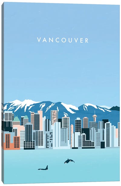 Vancouver Canvas Art Print - British Columbia Art