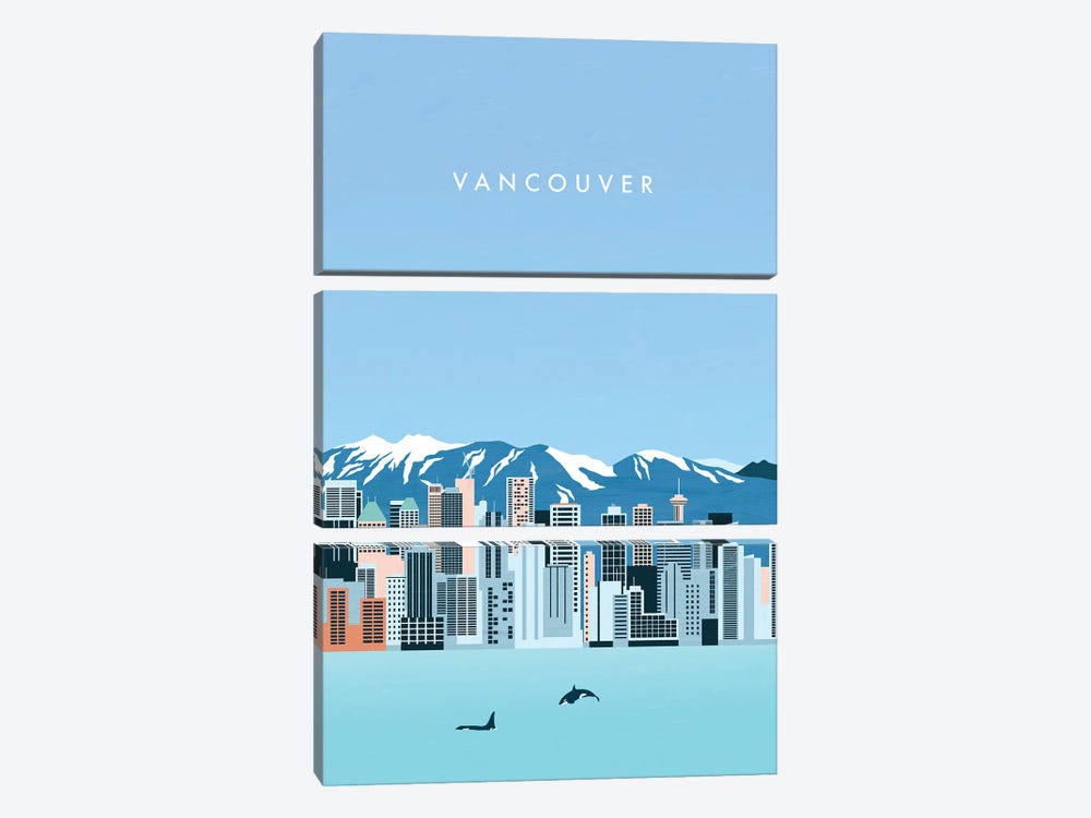 Vancouver by Katinka Reinke 3-piece Canvas Art Print