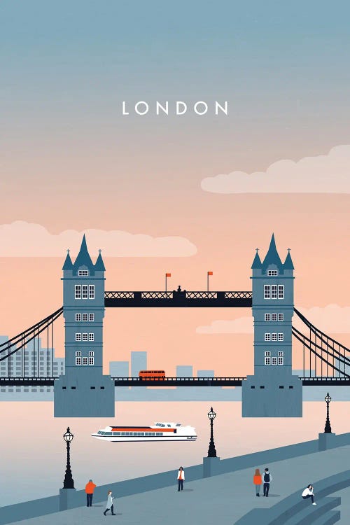 London by Katinka Reinke wall art