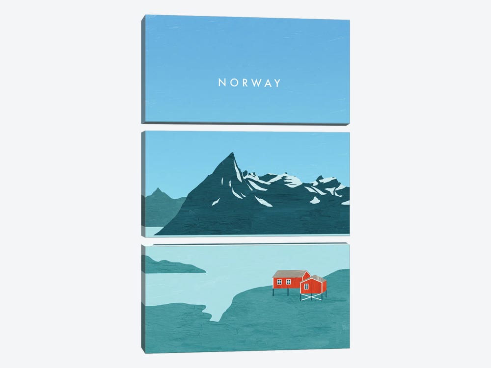Norway by Katinka Reinke 3-piece Canvas Print