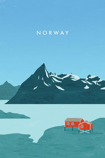 Snowy Mountains: Norway by Katinka Reinke