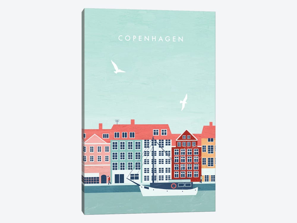 Copenhagen by Katinka Reinke 1-piece Canvas Print