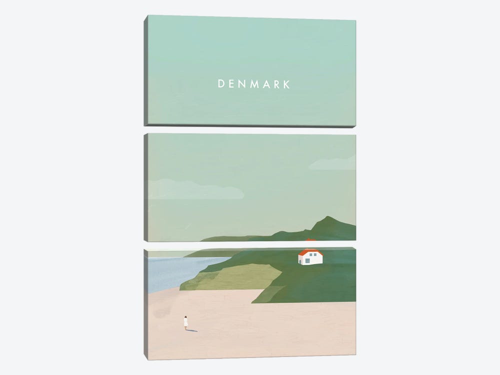 Denmark by Katinka Reinke 3-piece Canvas Wall Art