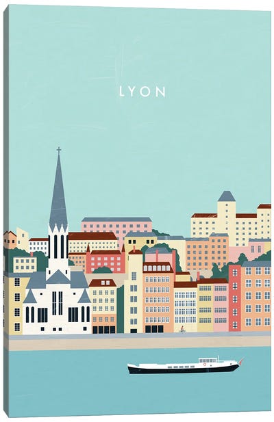 Lyon Canvas Art Print - Katinka Reinke