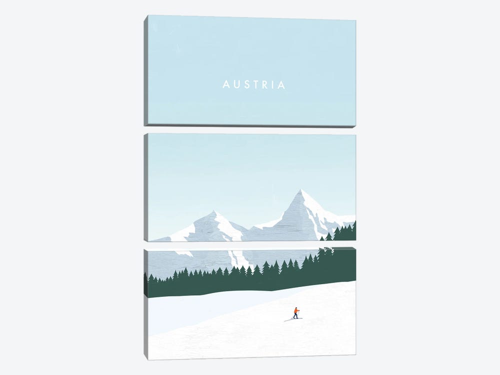 Austria by Katinka Reinke 3-piece Canvas Artwork