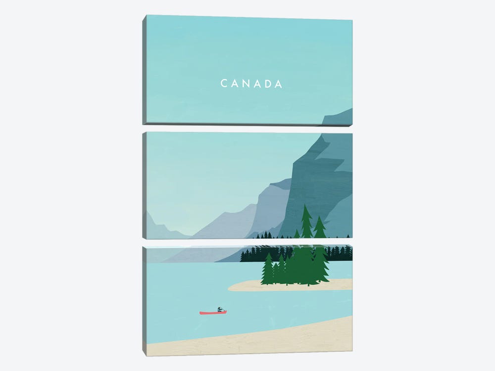 Canada by Katinka Reinke 3-piece Canvas Art Print