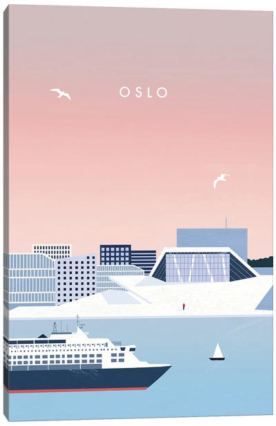 Oslo Canvas Art Print - Katinka Reinke
