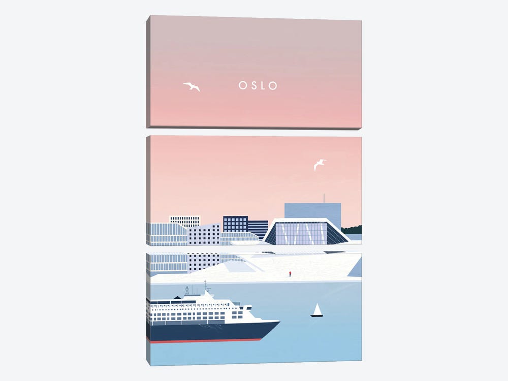 Oslo by Katinka Reinke 3-piece Canvas Art