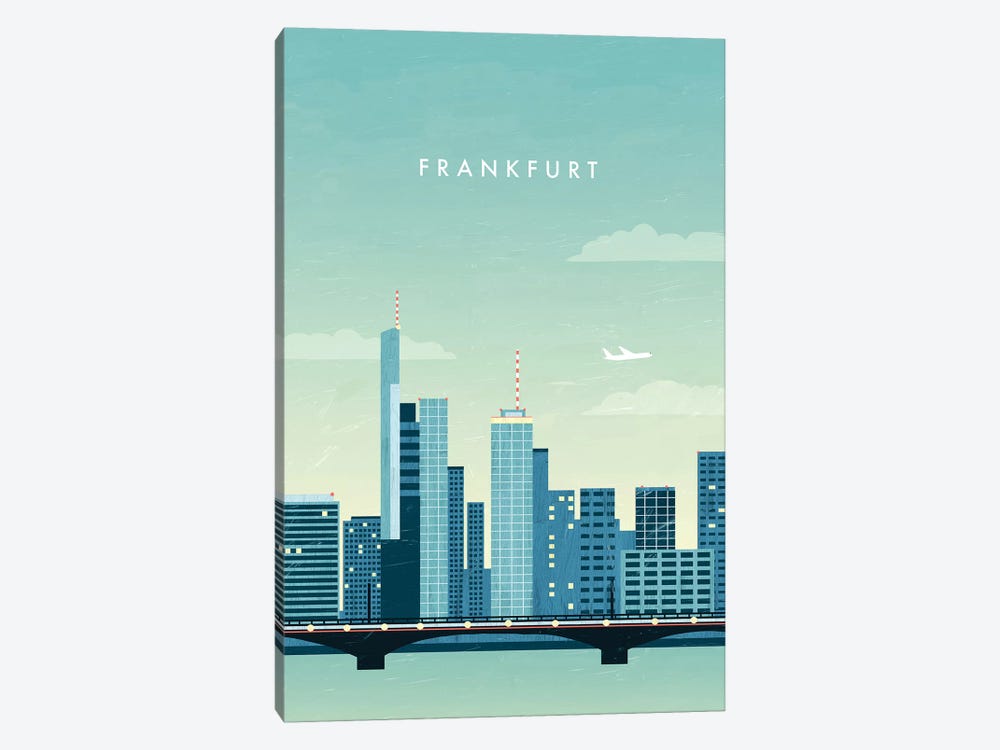 Frankfurt by Katinka Reinke 1-piece Canvas Art Print