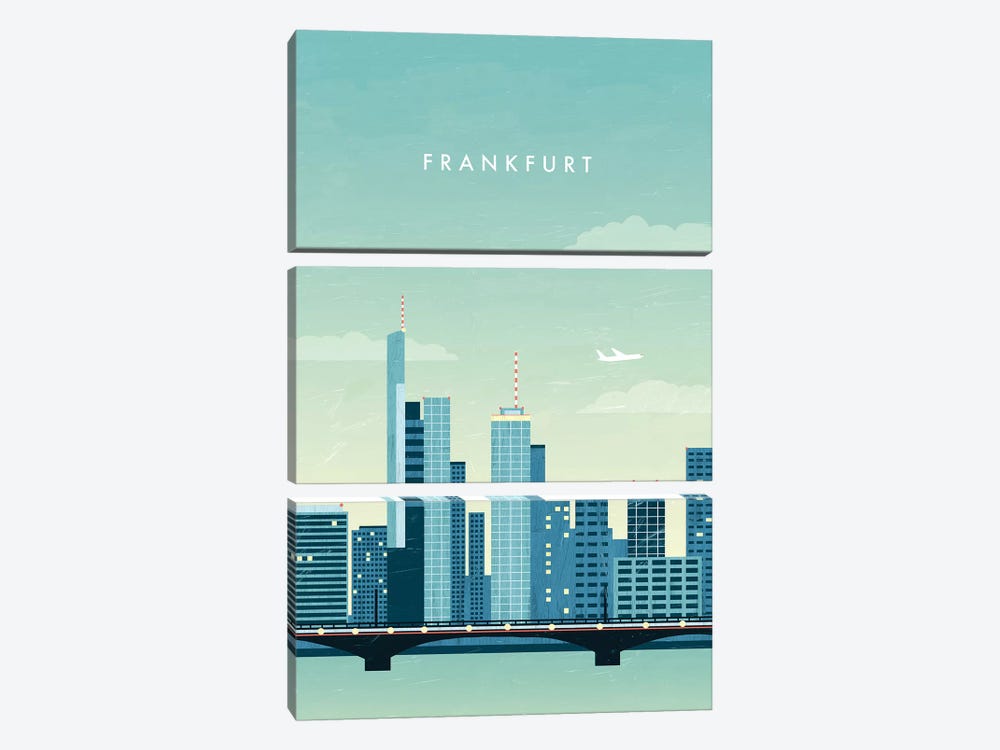 Frankfurt by Katinka Reinke 3-piece Art Print