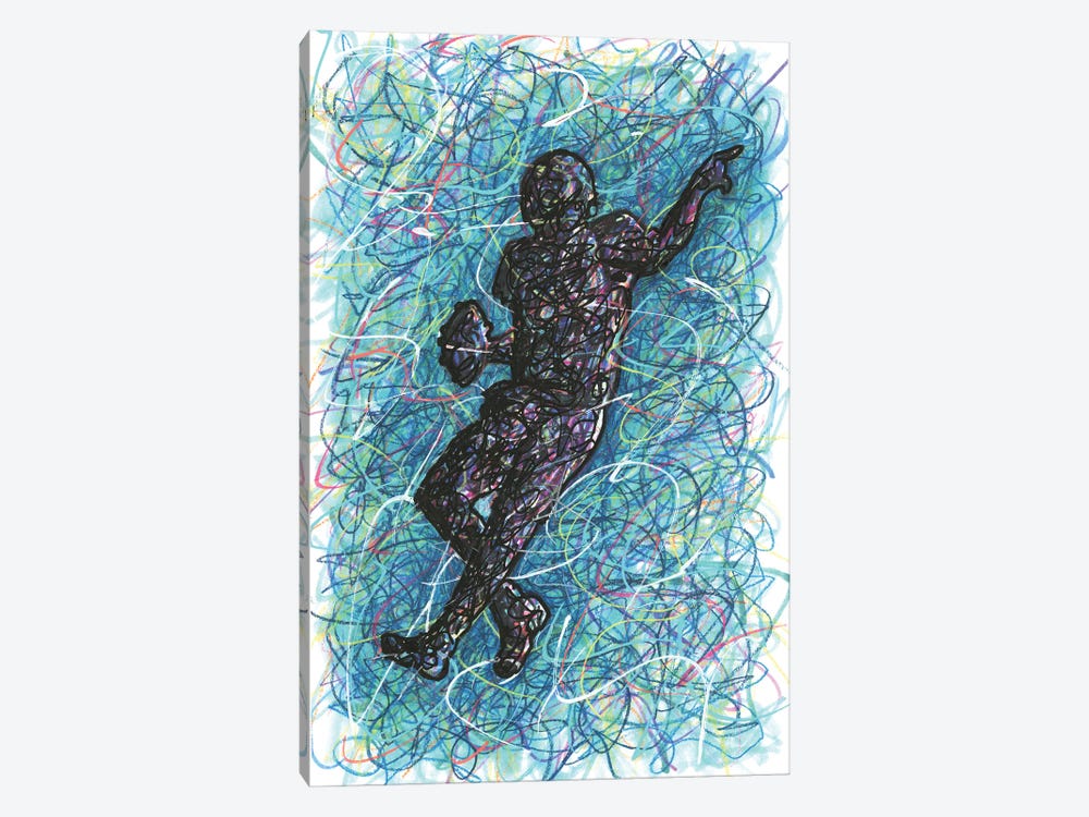 Football Quarter Back by Kitslam 1-piece Canvas Artwork