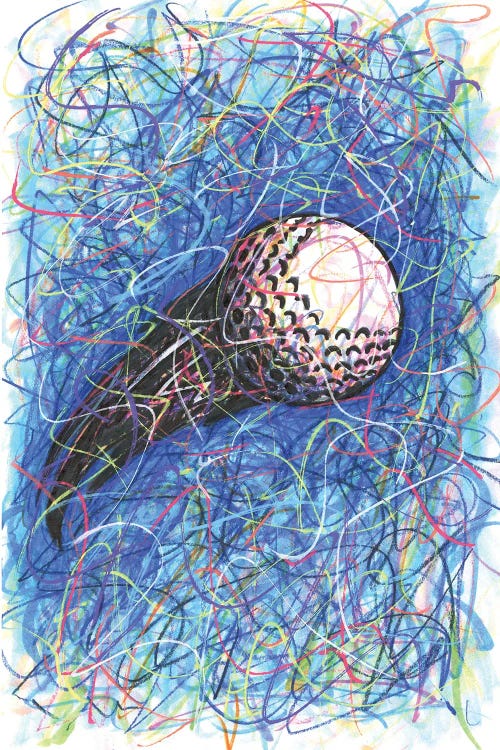 Golf Ball by Kitslam wall art