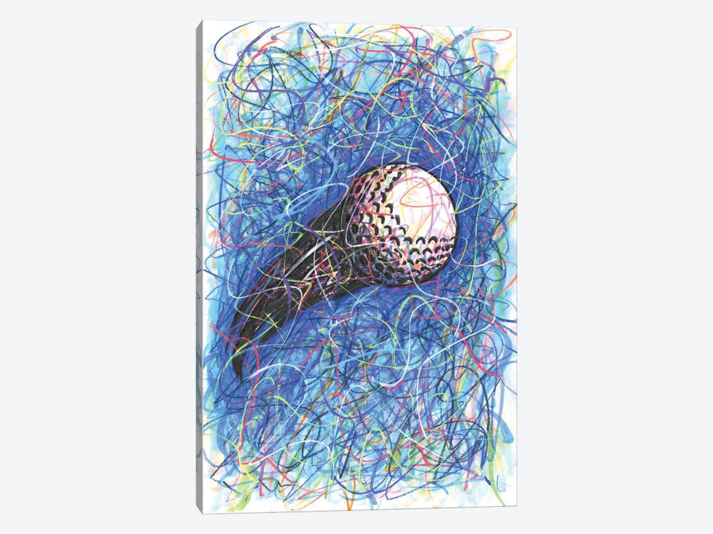 Golf Ball by Kitslam 1-piece Art Print