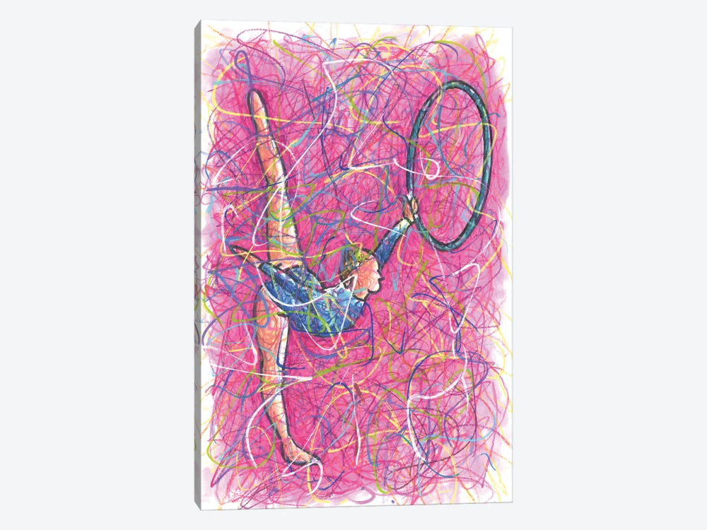 Gymnastic Pose by Kitslam 1-piece Canvas Artwork