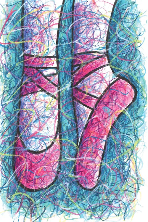 Ballet Pointe Technique by Kitslam wall art