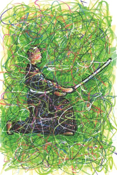 Kids Sports Art: Karate Samurai by Kitslam