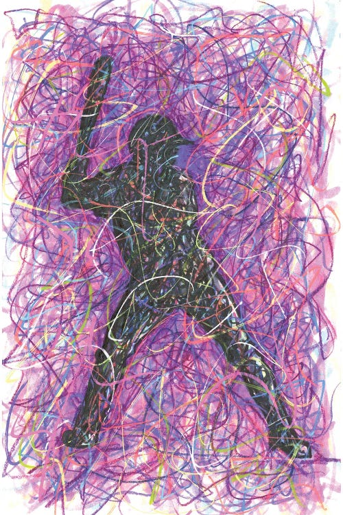 Baseball Player At The Plate by Kitslam wall art