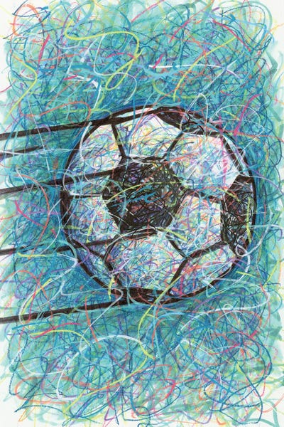 Soccer Shot by Kitslam art print