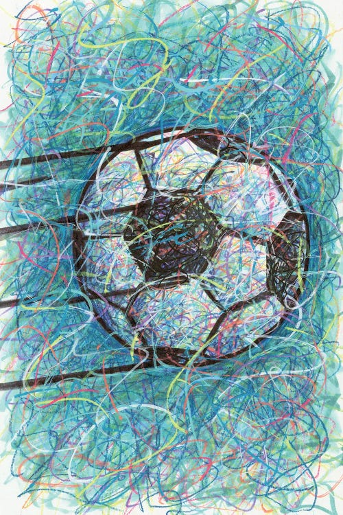 Soccer Shot by Kitslam wall art