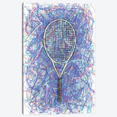 Tennis Racket Canvas Print #KTM41} by Kitslam Canvas Art Print