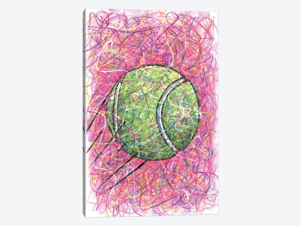 Tennis Ball by Kitslam 1-piece Art Print