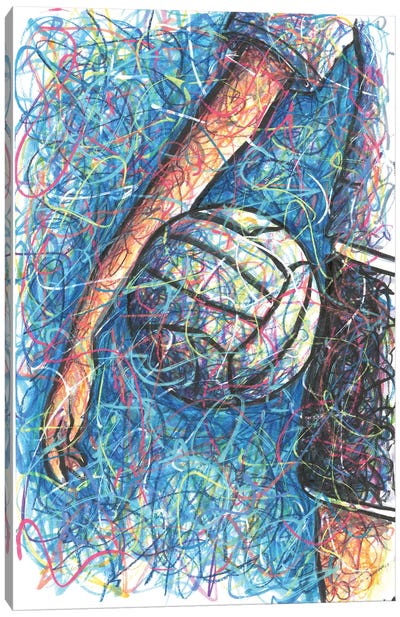 Volleyball Gear Canvas Art Print