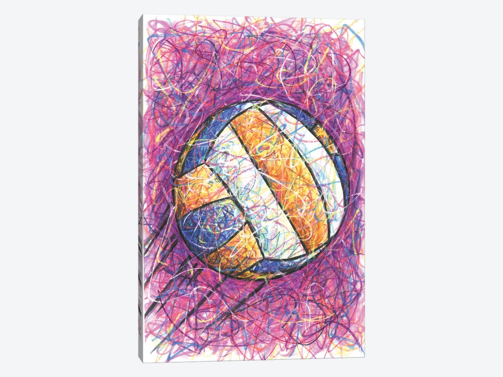 Volleyball by Kitslam 1-piece Canvas Artwork