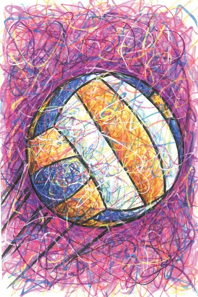 Kids Sports Art: Volleyball by Kitslam