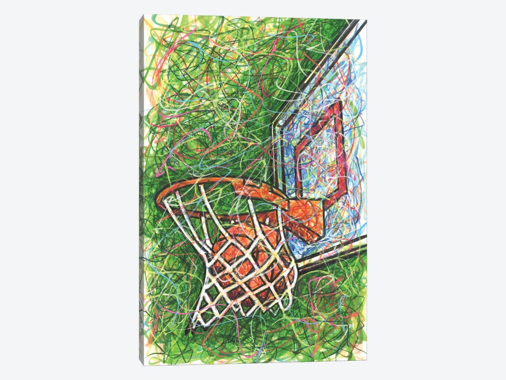 Basketball Hoop by Kitslam 1-piece Canvas Art