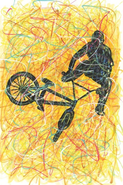 Kids Sports Art: BMX Trick by Kitslam