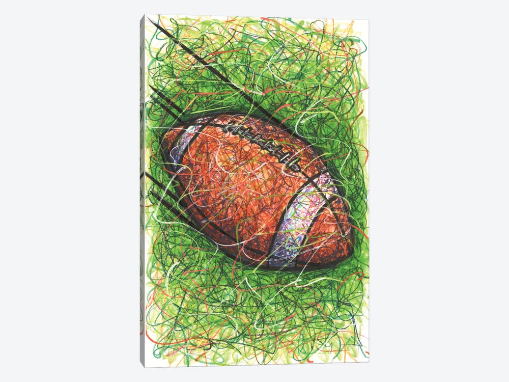 Football Pass by Kitslam 1-piece Art Print