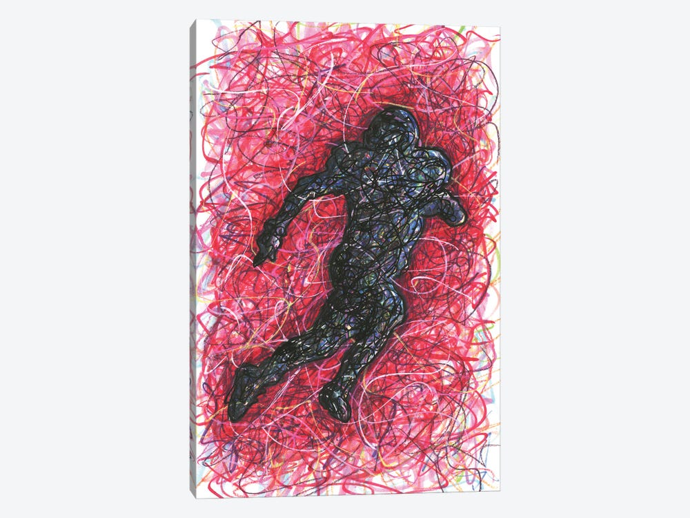 Football Running Back by Kitslam 1-piece Canvas Artwork
