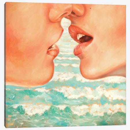 California Kiss Canvas Print #KTO11} by Kate Tova Canvas Artwork