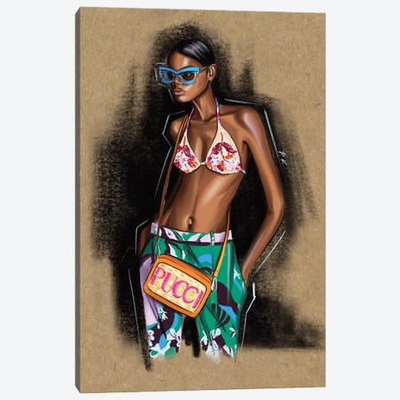 Emilio Pucci Canvas Print #KTP12} by Katerina Pashegor Canvas Print