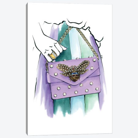 Gucci Bag Canvas Print #KTP15} by Katerina Pashegor Canvas Art