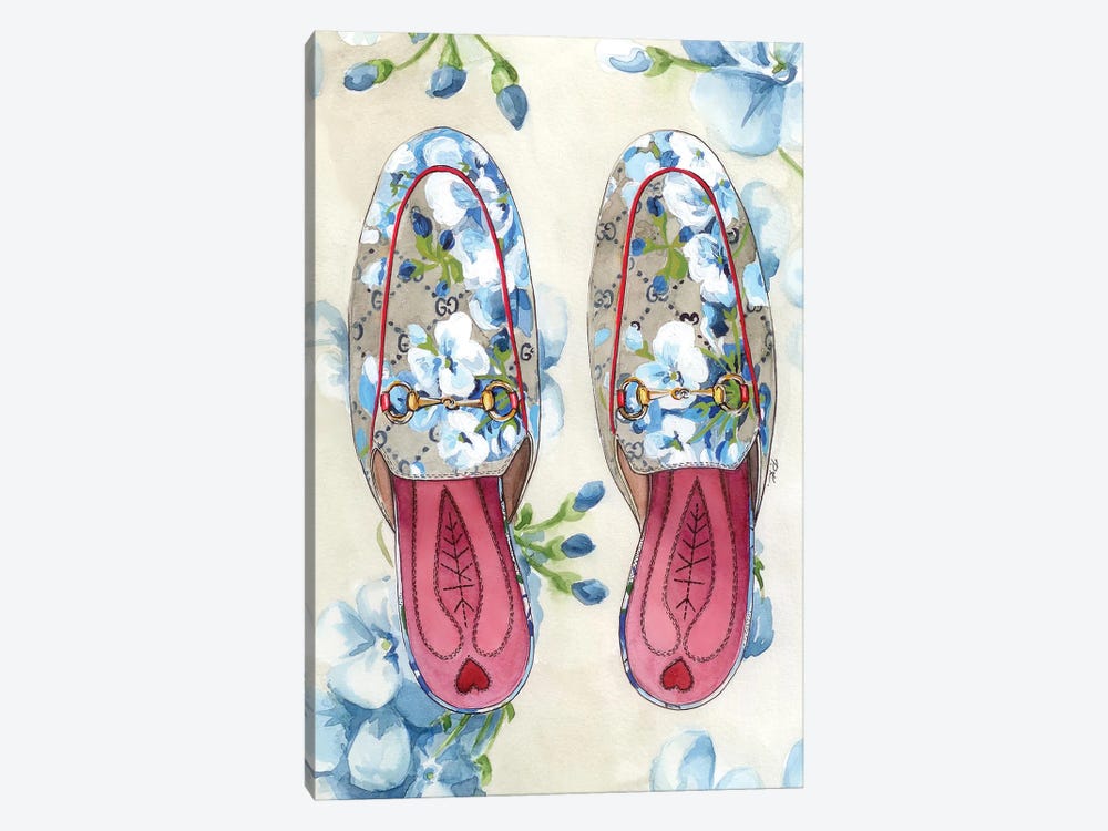Gucci Shoes by Katerina Pashegor 1-piece Canvas Wall Art