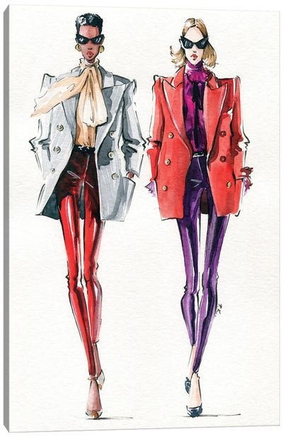 YSL Canvas Art Print - Women's Coat & Jacket Art