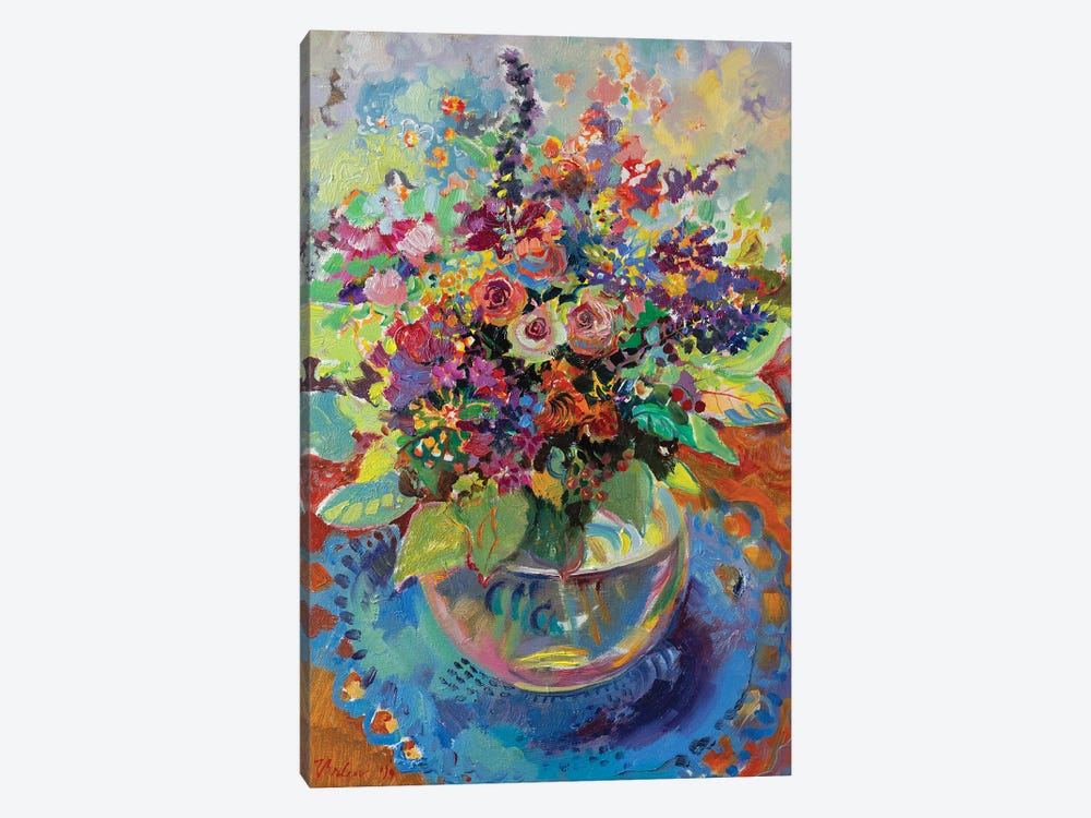Summer Bouquet -August by Katharina Valeeva 1-piece Canvas Print
