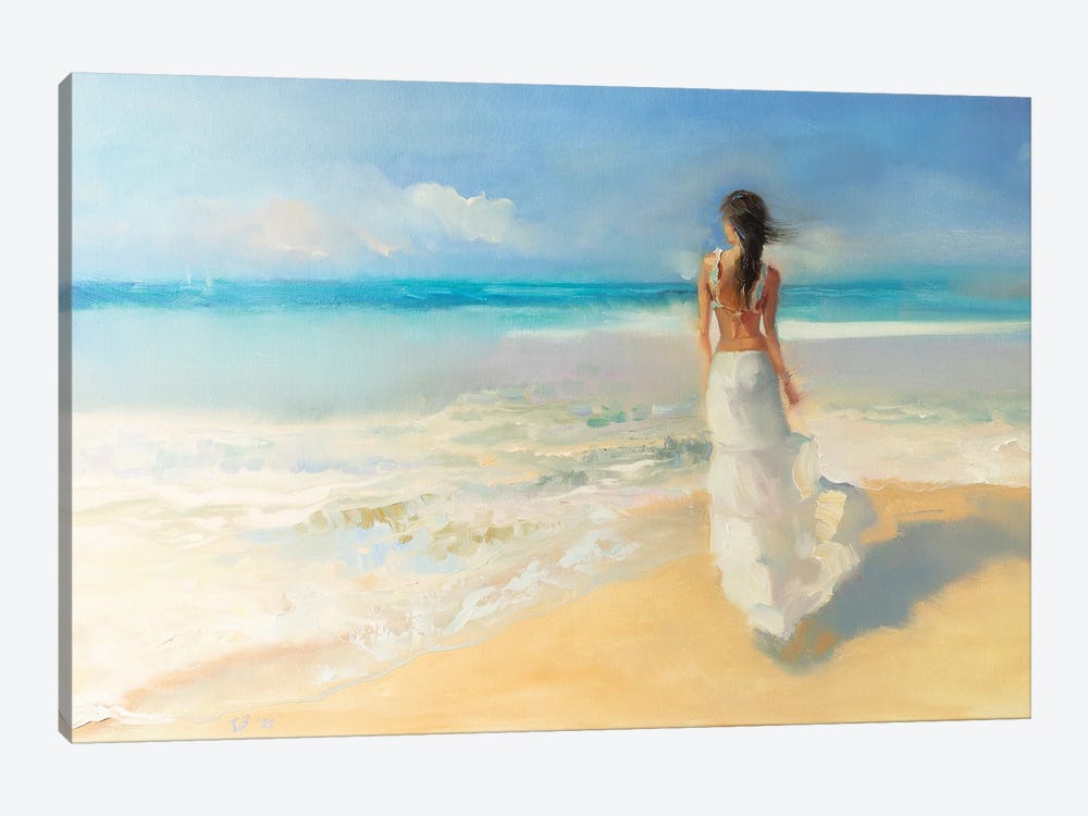 Sunny Beach by Katharina Valeeva 1-piece Canvas Print