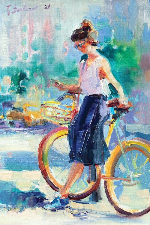 Sunny Day In The City by Katharina Valeeva wall art