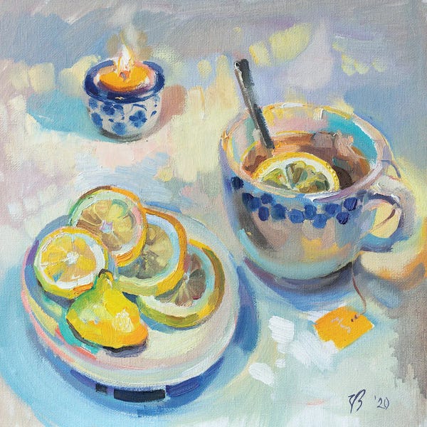 Simple Pleasures: Tea With Lemon by Katharina Valeeva